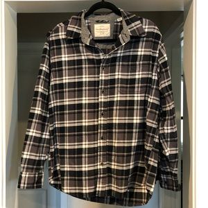 Black, white and gray flannel